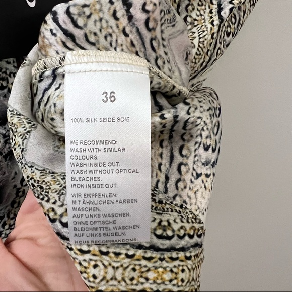 NWT SAND Copenhagen Silk Sleeveless Blouse - Picture 8 of 12